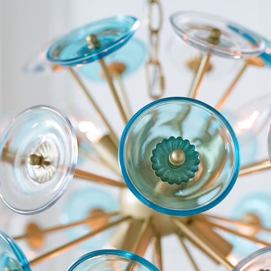 Glass Disc Teen Chandelier Pottery Barn Teen