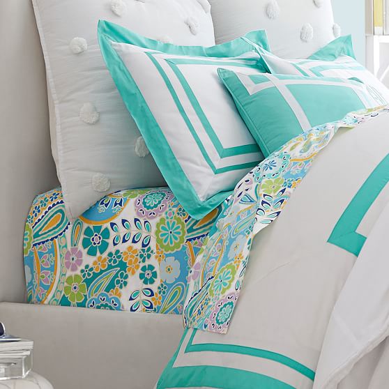 Paisley Pop Girls Sheet Set Sale Pottery Barn Teen