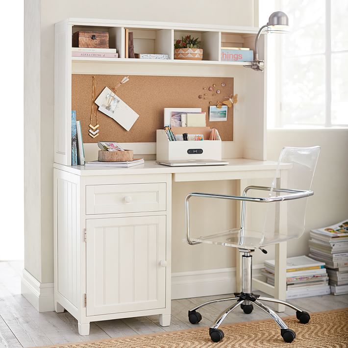 Beadboard Space Saving Desk Pottery Barn Teen