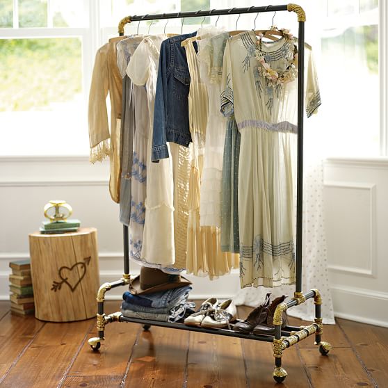 The Emily Meritt Wardrobe Rack Sale Pottery Barn Teen