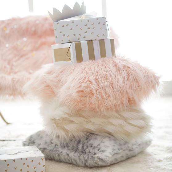 Fur Rific Faux Fur Pillow Covers Teen Throw Pillows Pottery