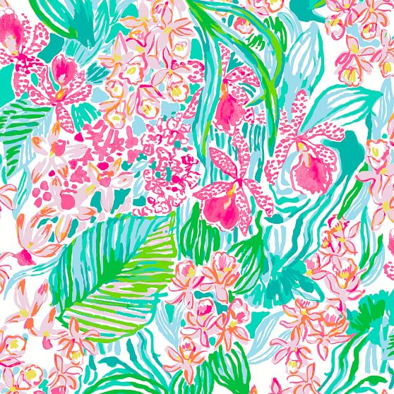Lilly Pulitzer Orchid Border Girls Duvet Cover Pottery Barn Teen