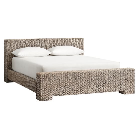 Isla Seagrass Platform Bed Teen Bed Pottery Barn Teen