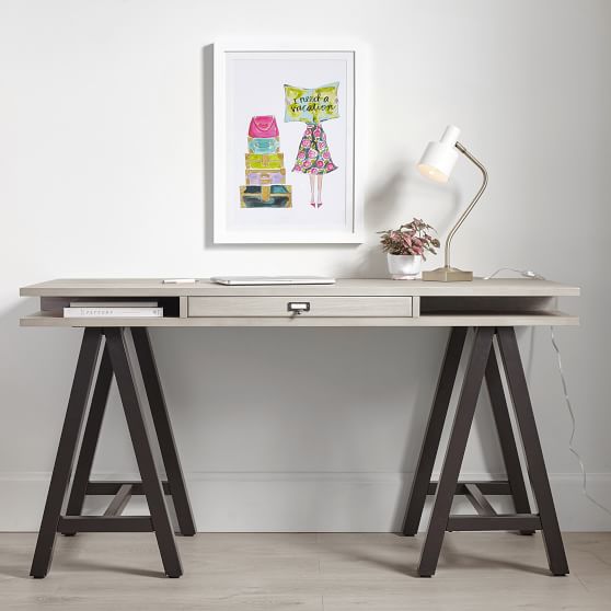 Customize It Storage A Frame Desk Pottery Barn Teen