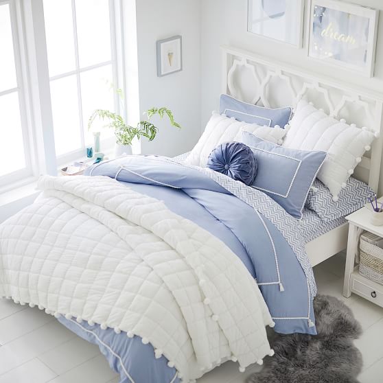 Pom Pom Teen Quilt Sham Pottery Barn Teen