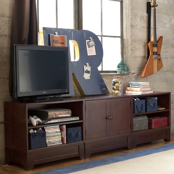 Ultimate Flat Panel Media Console Pottery Barn Teen