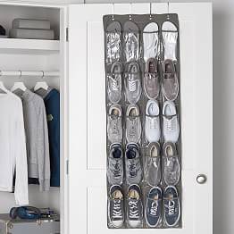 Shoe Storage Shelves Hooks Pottery Barn Teen
