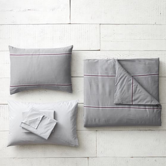 Colby Stripe Deluxe Boy S Duvet Set Pottery Barn Teen
