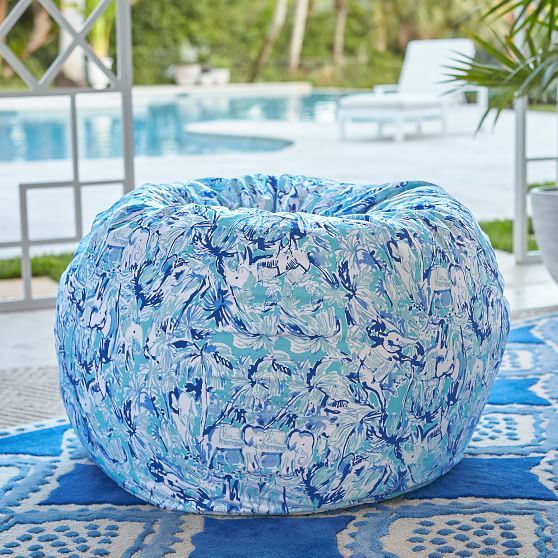 Elephant Appeal Lilly Pulitzer Bean Bag Chair Pottery Barn Teen