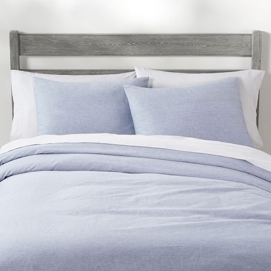 Chambray Organic Girls Duvet Cover Pottery Barn Teen