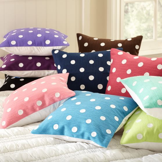 Dottie Toss Organic Pillow Cover Sale Pottery Barn Teen