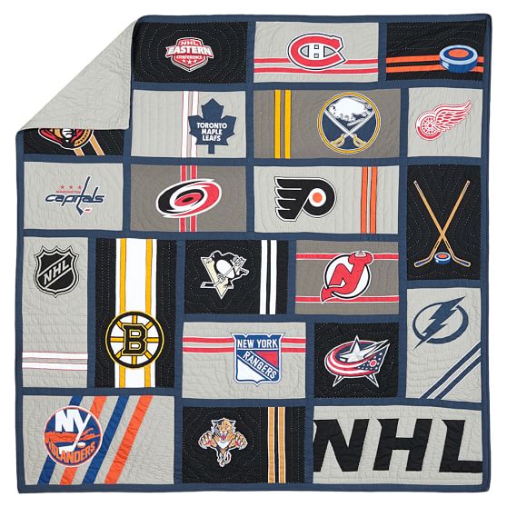 2014 Nhl C Boys Quilt Sale Pottery Barn Teen
