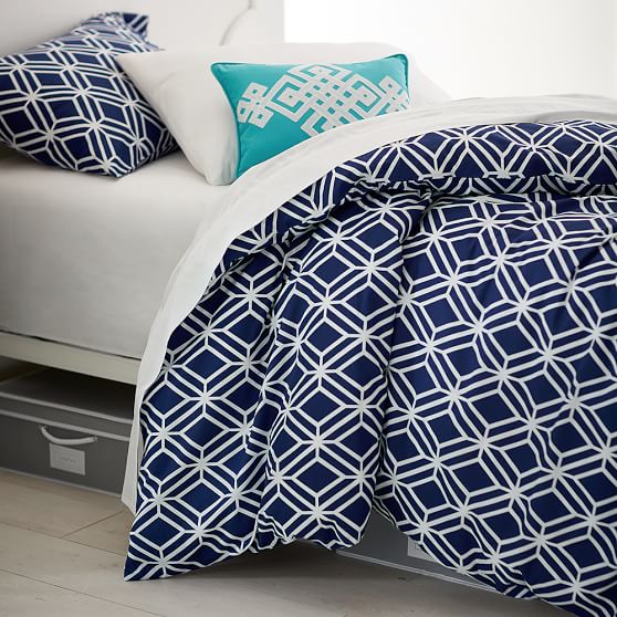 Diamond Geo Girls Duvet Cover Sale Pottery Barn Teen