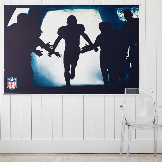 Rush The Field Wall Mural Wall Decor Pottery Barn Teen