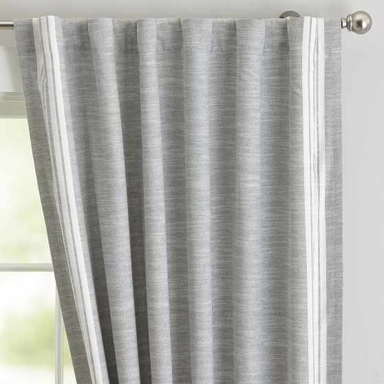 Windward Stripe Blackout Curtain Teen Curtains Pottery Barn Teen