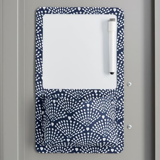 Droplet Arch Navy Dry Erase Locker Pocket Locker Decoration