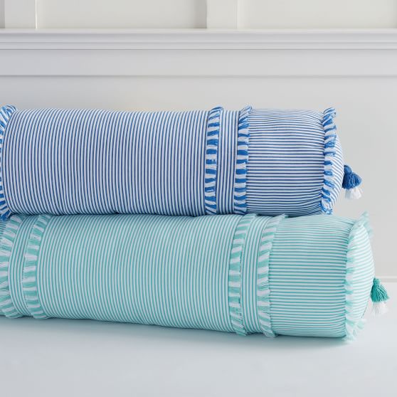 Striped Bolster Pillows Pottery Barn Teen