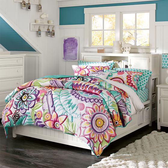 Keala Floral Girls Quilt Sham Pottery Barn Teen