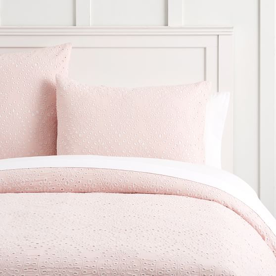 The Emily Meritt Eyelet Girls Duvet Cover Sale Pottery Barn Teen