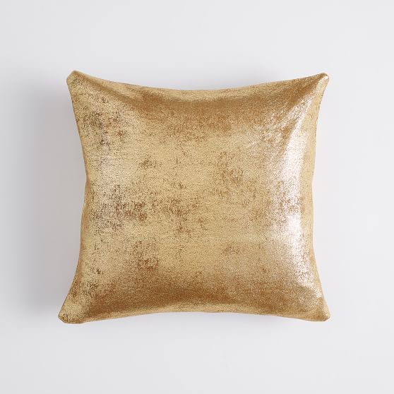 Faux Suede Metallic Pillow Cover Teen Throw Pillows Pottery