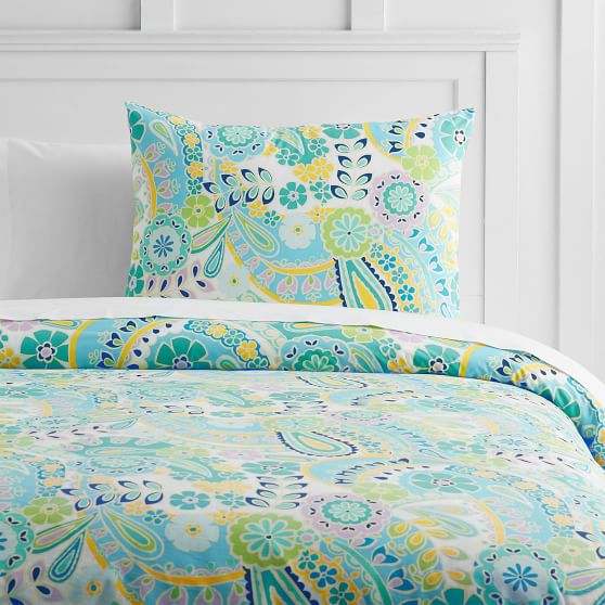 Paisley Pop Girls Duvet Cover Sham Sale Pottery Barn Teen