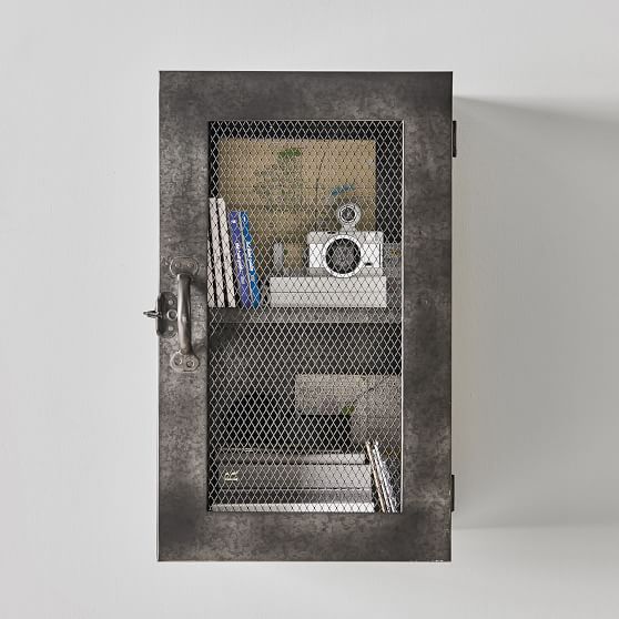 Industrial Wall Cabinet Pottery Barn Teen