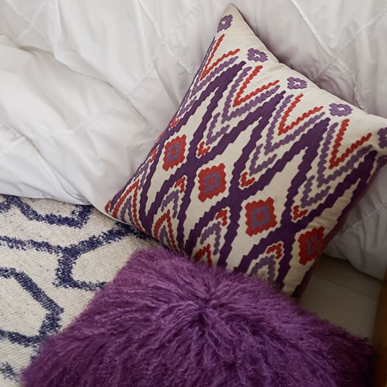 Sunset Ikat Pillow Cover Pottery Barn Teen