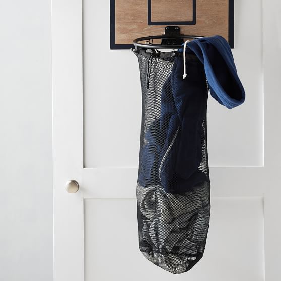 Basketball Hoop Over The Door Laundry Hamper Pottery Barn Teen