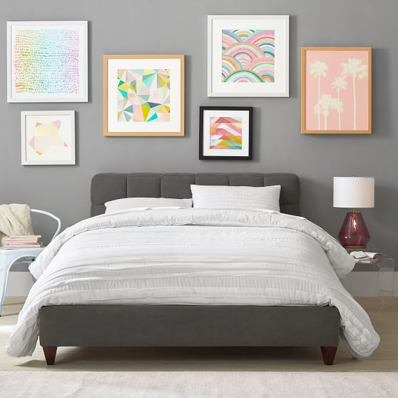 Baldwin Classic Upholstered Bed Teen Bed Pottery Barn Teen