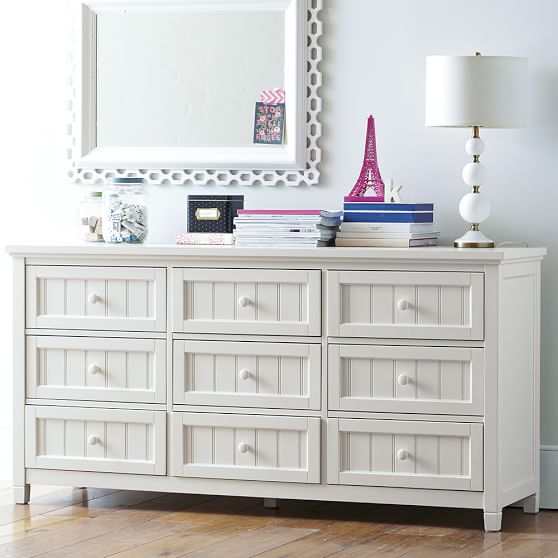 Beadboard 9 Drawer Dresser Sale Pottery Barn Teen
