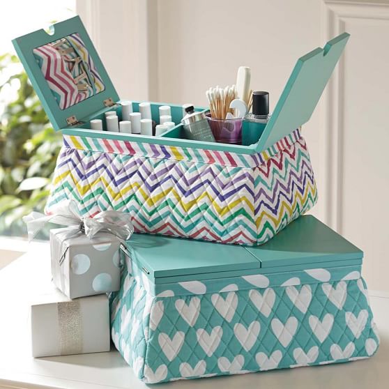 Quilted Manicure Pedicure Lap Desk Pottery Barn Teen