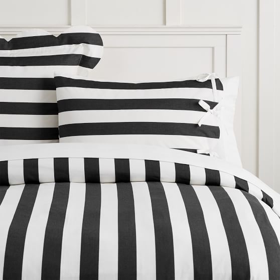 Pajama Stripe Girls Duvet Cover Sale Pottery Barn Teen