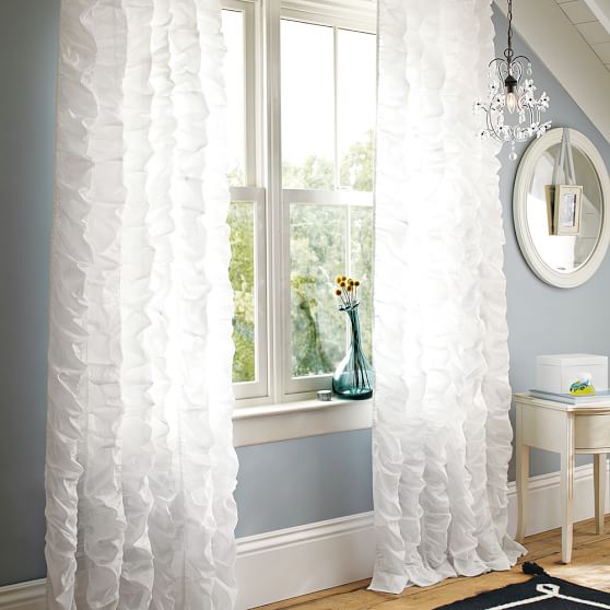 Ruched Curtain Teen Curtains Pottery Barn Teen