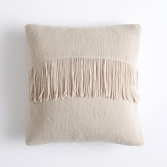 Chic Fringe Pillow Cover Teen Throw Pillows Pottery Barn Teen