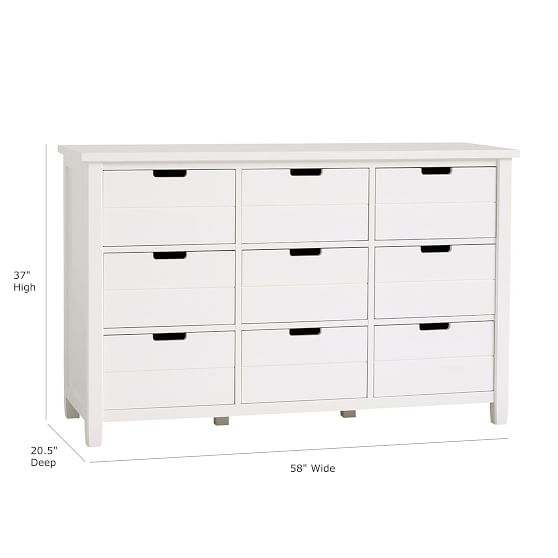 Sutton 9 Drawer Teen Dresser Pottery Barn Teen