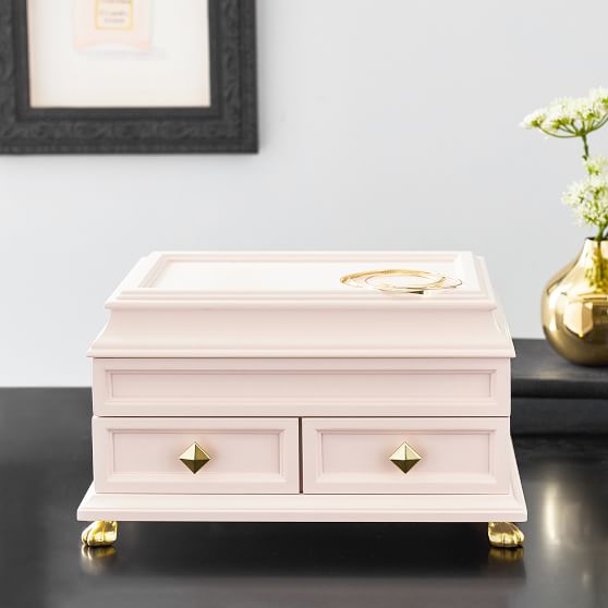The Emily Meritt Regency Large Jewelry Box Jewelry Storage