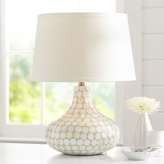 Capiz Inlay Lamp Sale Pottery Barn Teen