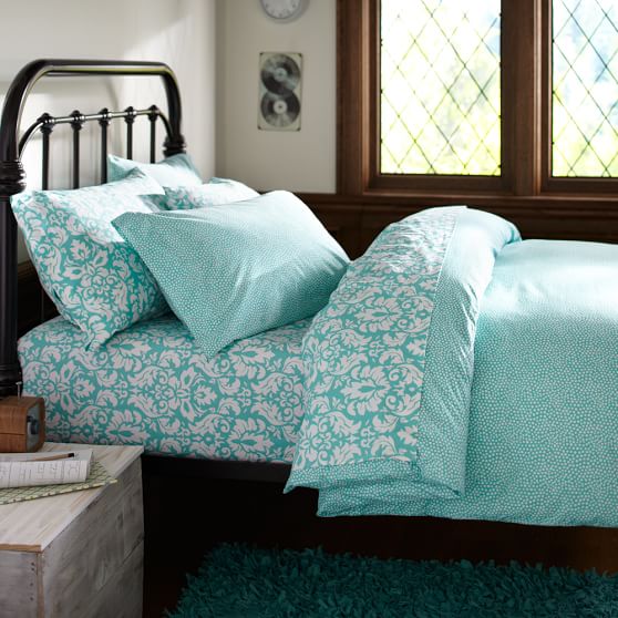 Mini Dot Girls Duvet Cover Pillowcases Sale Pottery Barn Teen