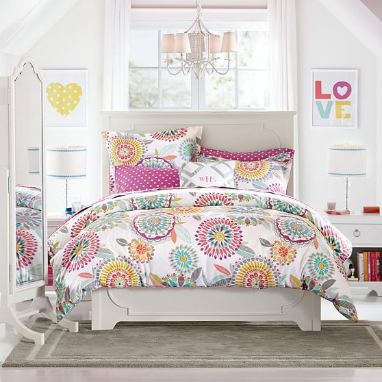 Bella Floral Girls Duvet Cover Sale Pottery Barn Teen