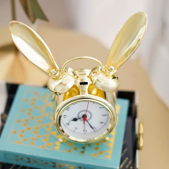 The Emily Meritt Bunny Alarm Clocks Tech Accessory Pottery