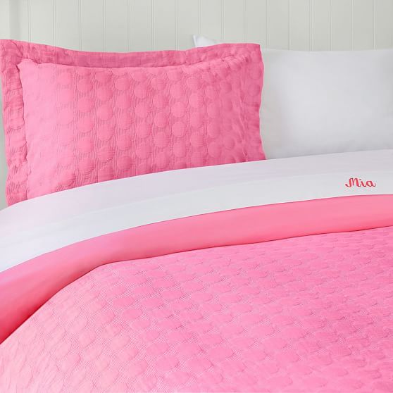 Big Dot Matelasse Girls Duvet Cover Sham Sale Pottery Barn Teen