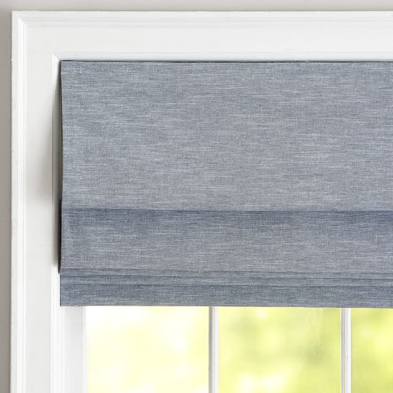 Classic Linen Roman Shade Teen Curtains Pottery Barn Teen