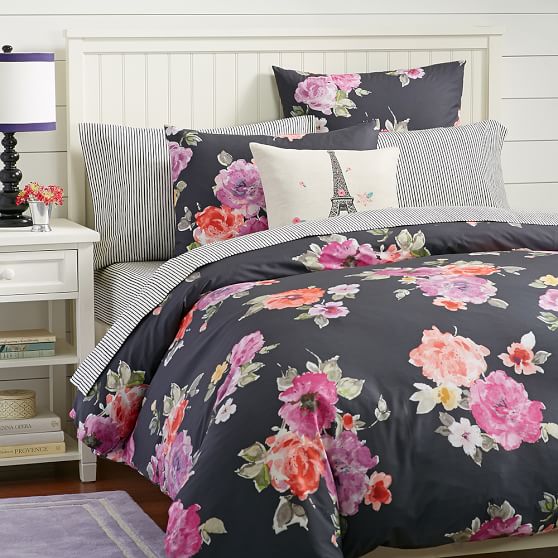 Vintage Bloom Girls Duvet Cover Pottery Barn Teen