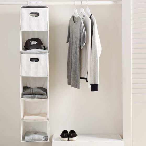 Hanging Closet Sweater Organizer Dorm Storage Pottery Barn Teen