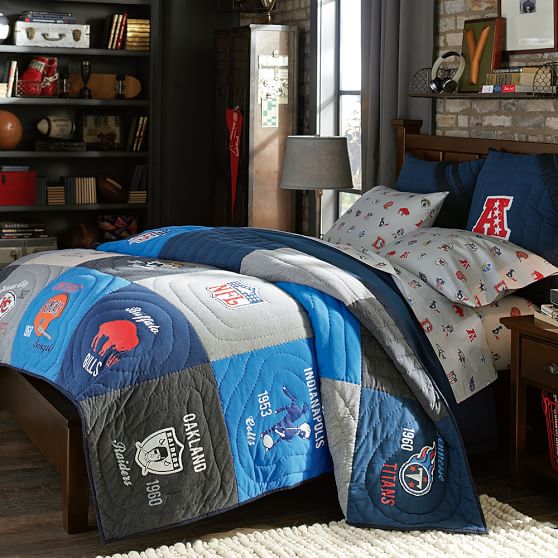 Nfl Historic Boy S Quilt Sham Pottery Barn Teen