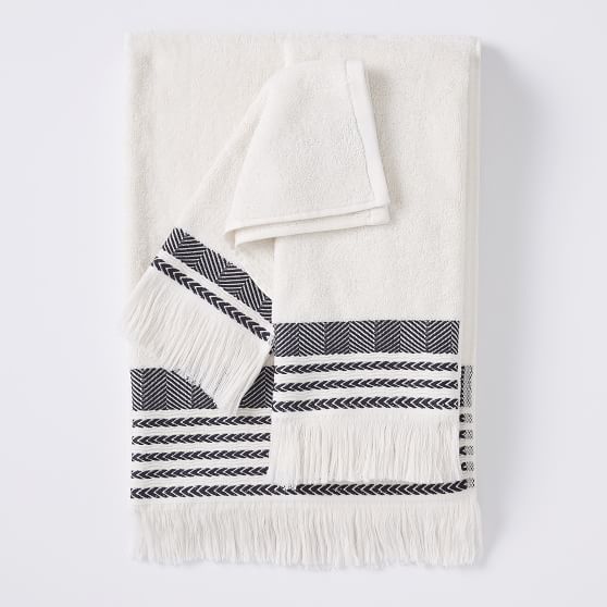 Boho Fringe Teen Bath Towels Pottery Barn Teen