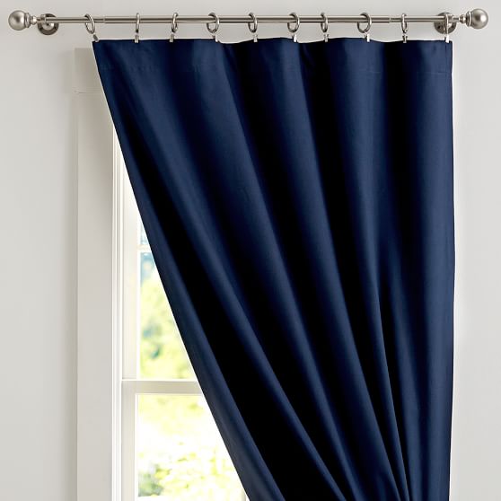 Classic Sailcloth Blackout Curtain Teen Curtains Pottery Barn Teen