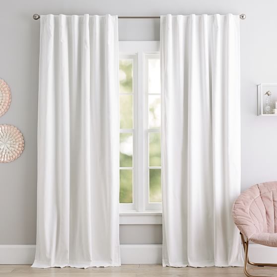 Classic Sailcloth Blackout Curtain Teen Curtains Pottery Barn Teen