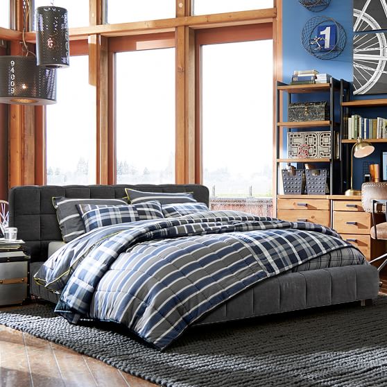 Baldwin Upholstered Bed Teen Bed Pottery Barn Teen