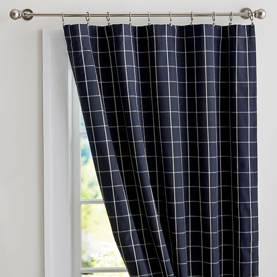 Boxter Plaid Blackout Curtain Teen Curtains Pottery Barn Teen